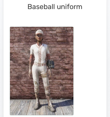 Baseball Uniform + Cap