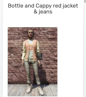 Bottle Cappy Red Jacket + Jeans