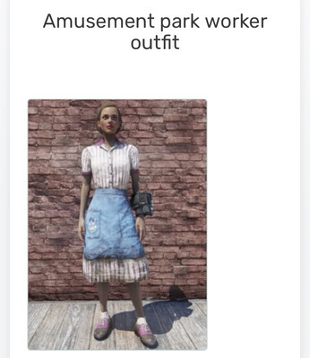 Amusement Park Worker Outfit