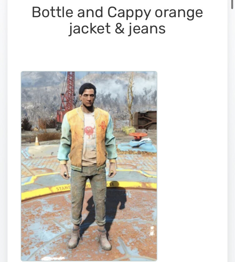 Bottle Cappy Orange Jacket + Jeans