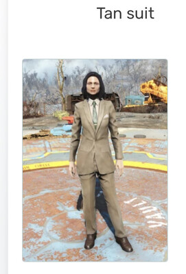 Dirty Tan Suit