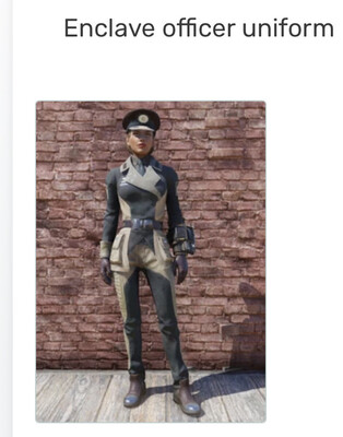 Enclave Officer Uniform + Hat