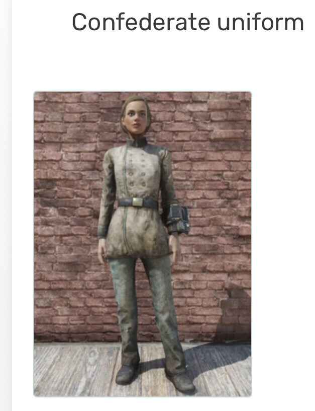 Confederate Uniform