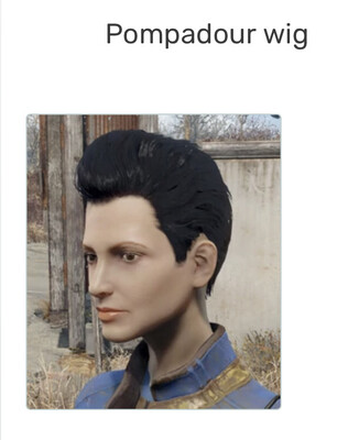 Pompadour Wig