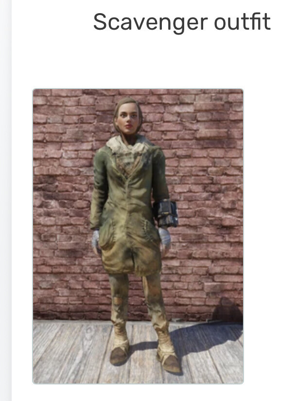 Scavenger Outfit