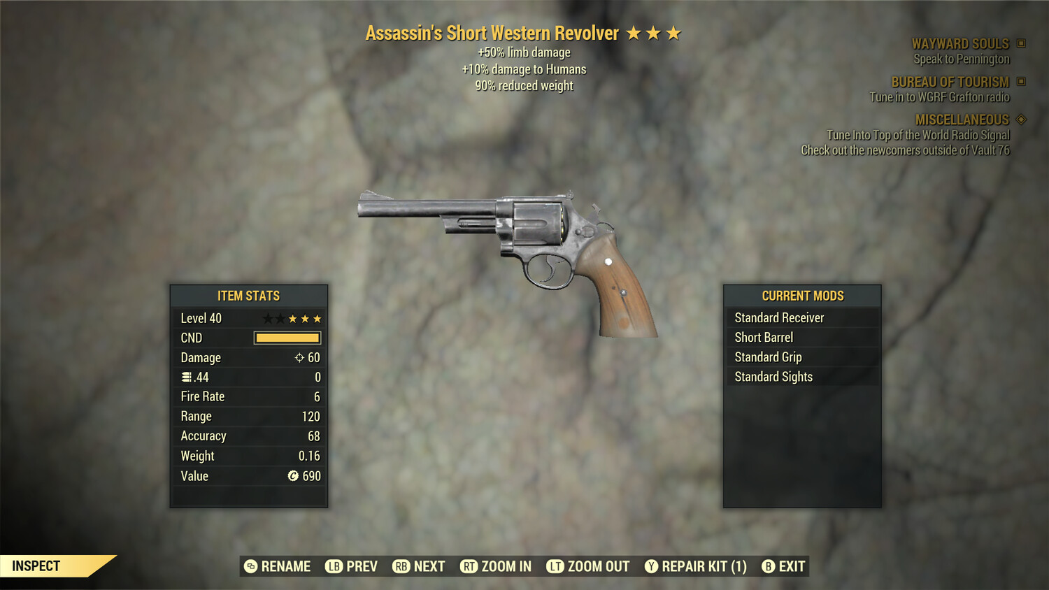 Assassin 50/90 Western Revolver