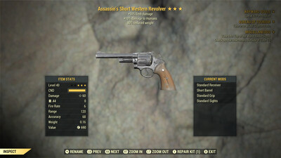 Assassin 50/90 Western Revolver