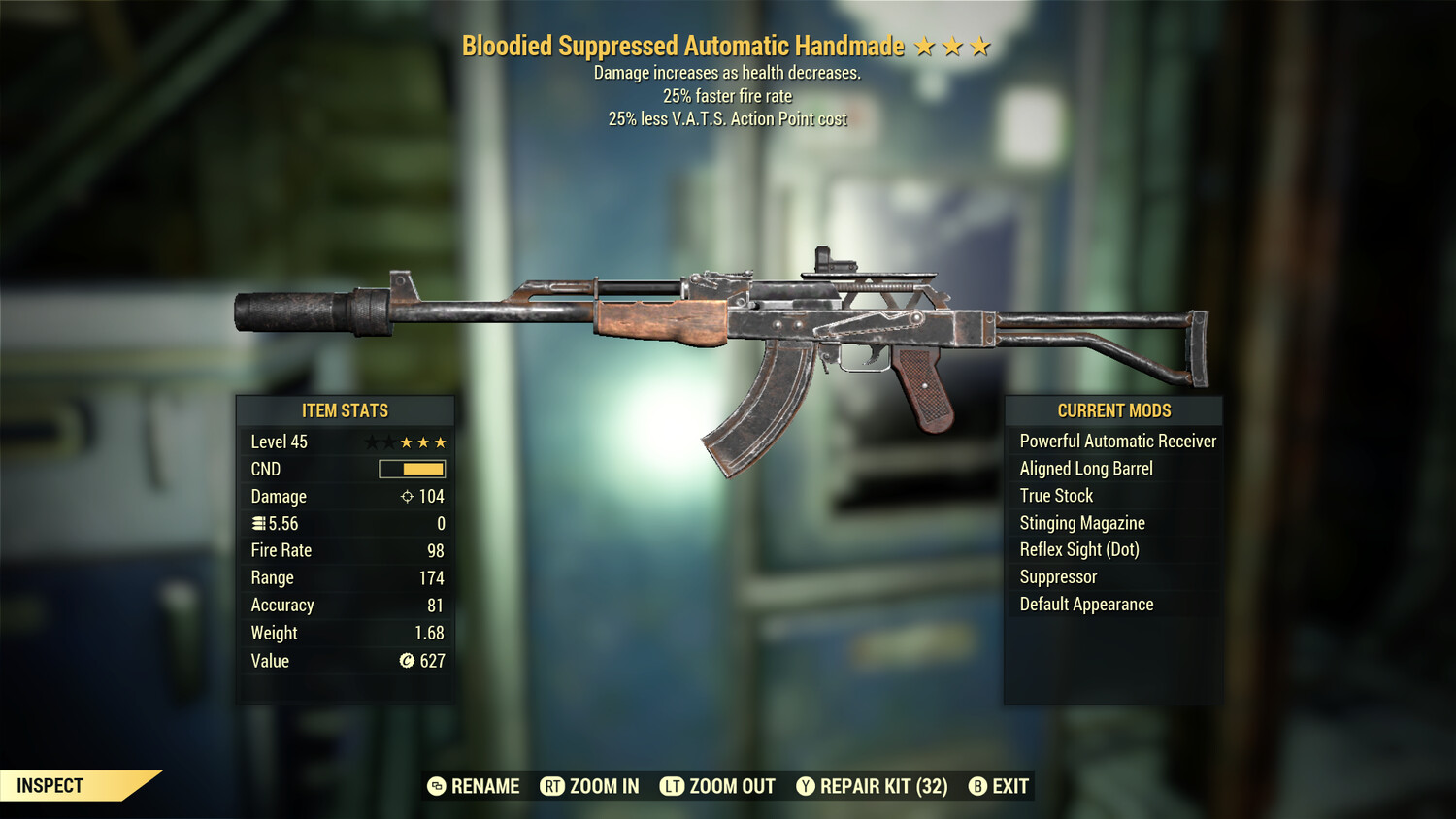 UNBREAKABLE Bloodied 25/25 Handmade