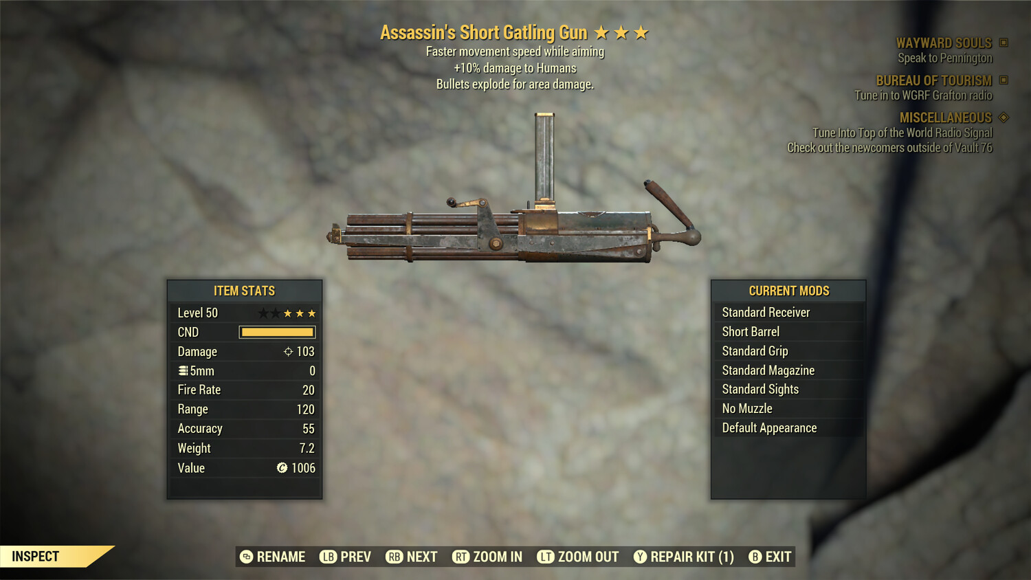 Assassin Explosive FMS Gatling Gun