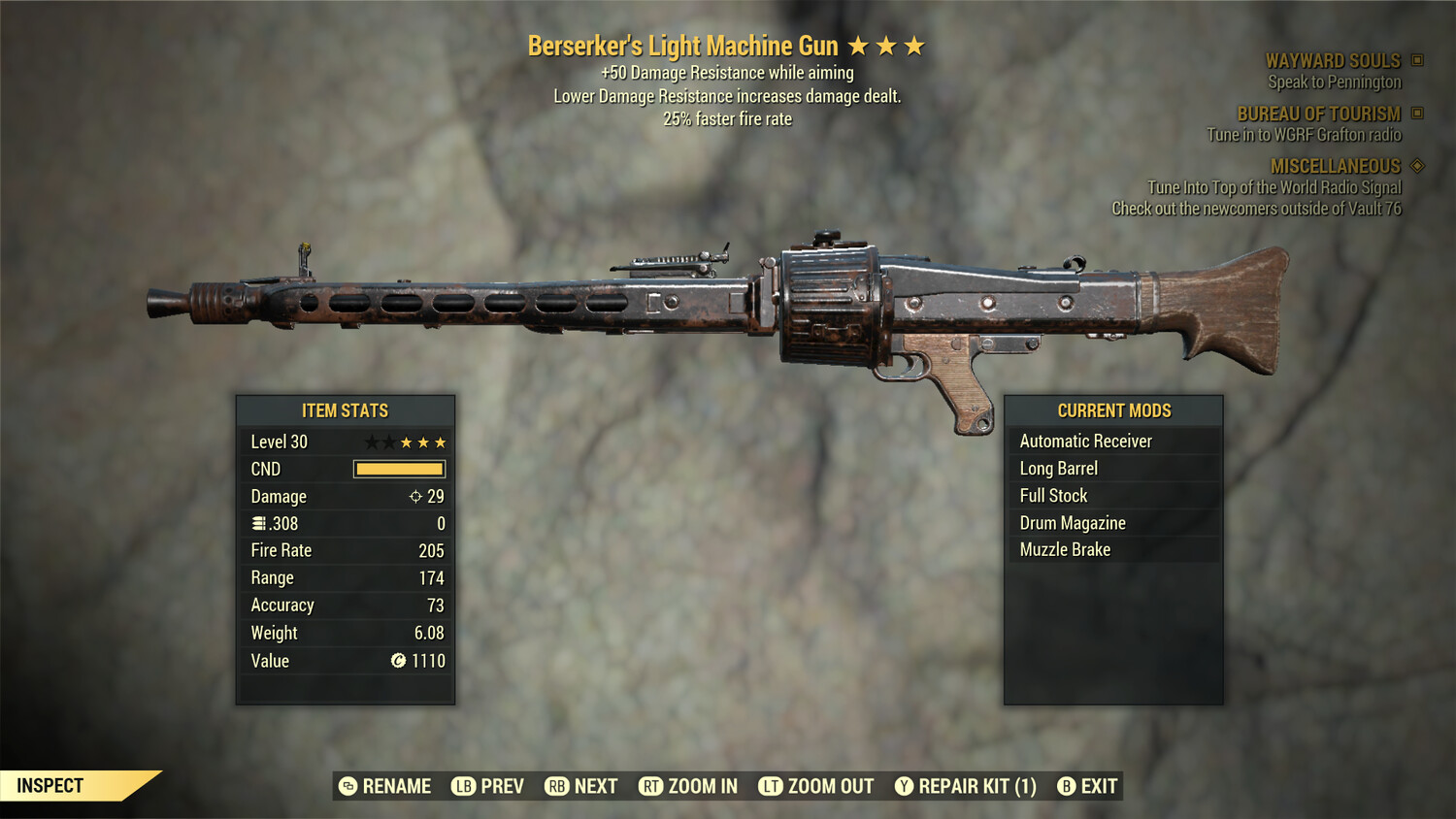 Berserkers 25/250 Light Machine Gun