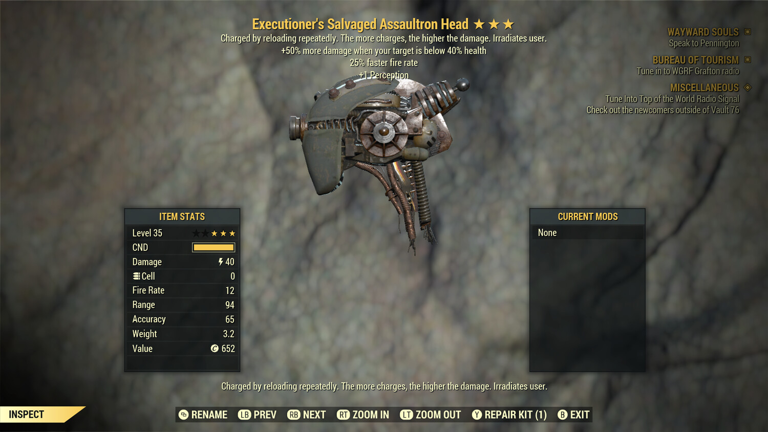 Executioners 25/1P Assaultron Head