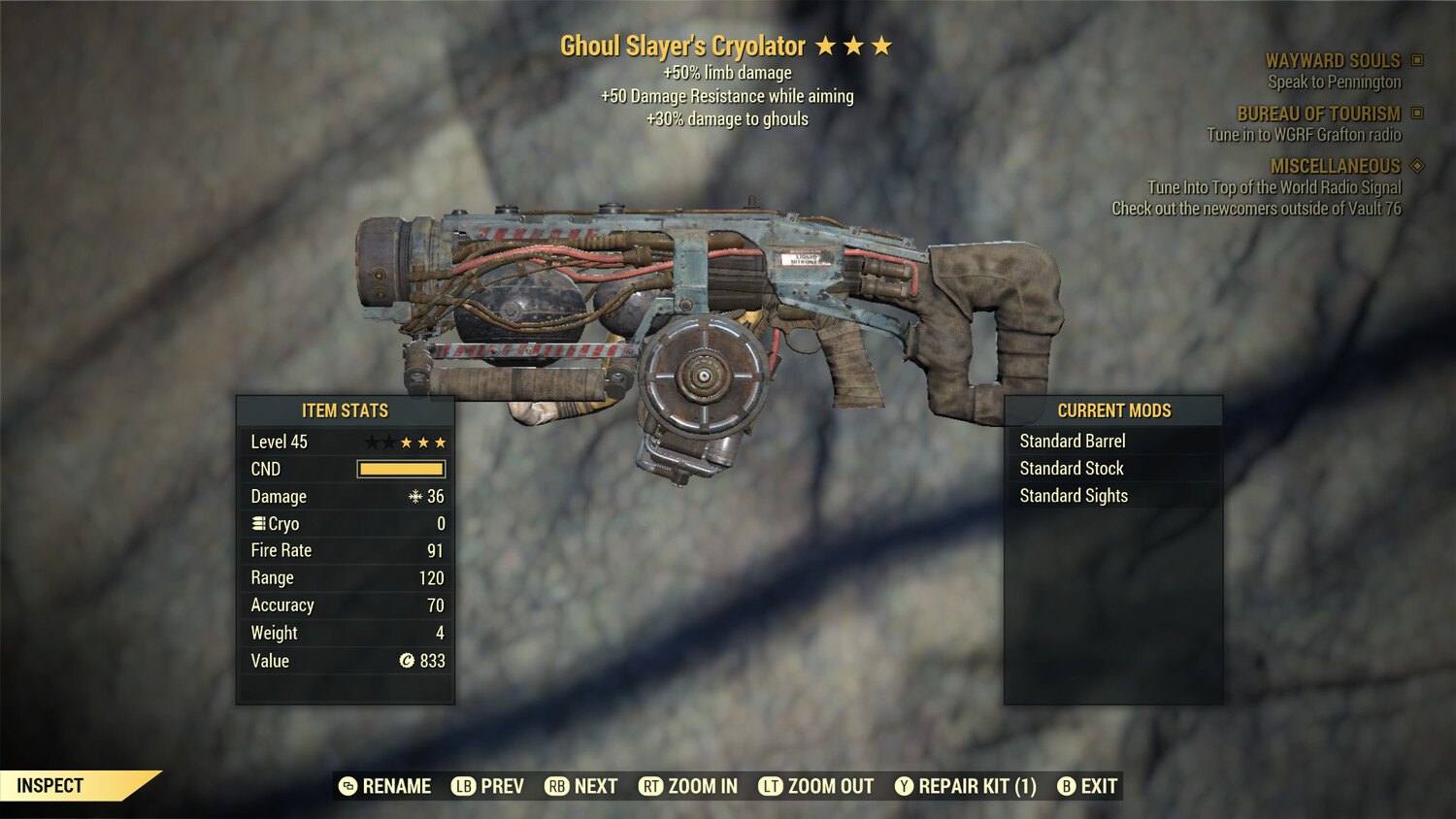 Ghoul Slayers 50/50 Cryolator