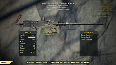 Instigating 50/15 50-Cal Machine Gun