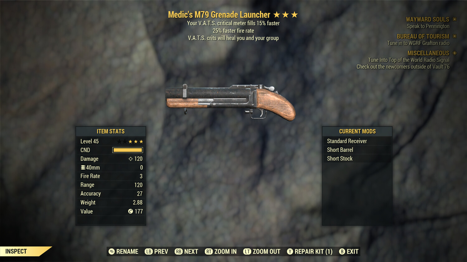 Medics M79 25/15 Grenade Launcher