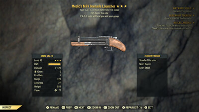 Medics M79 25/15 Grenade Launcher