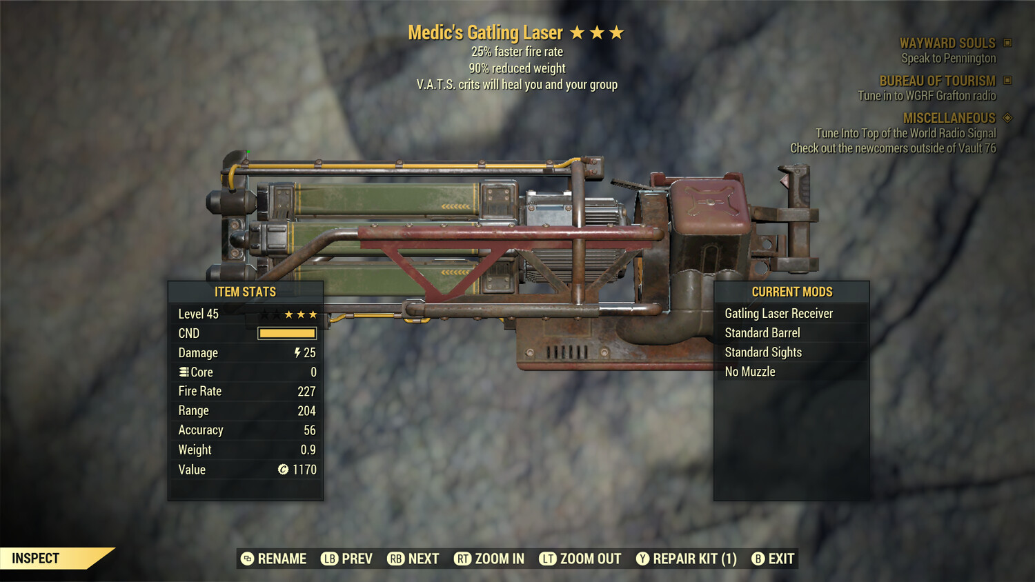 Medics 25/90 Gatling Laser