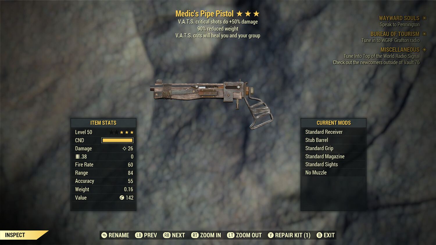 Medics 50/90 Pipe Pistol/Rifle 
