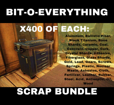 Bit-O-Everything Scrap Bundle: 12,000 Total Mix Of Rare, Uncommon, Common Scrap 