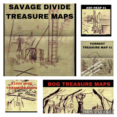 MEGA TREASURE MAPS BUNDLE X8500 Total
