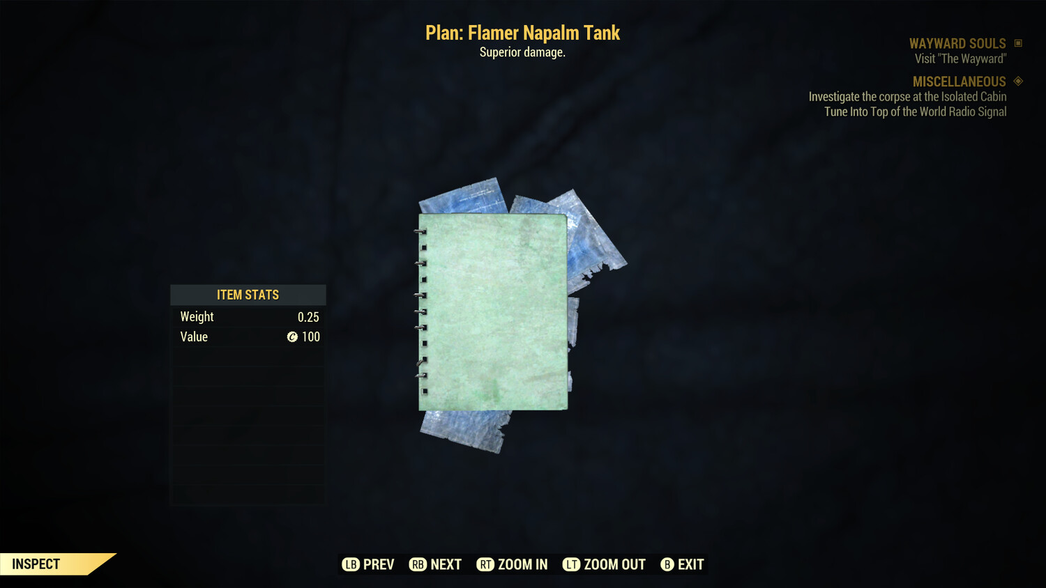 Flamer Napalmer Tank