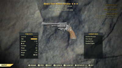 Medic 50/90 Western Revolver