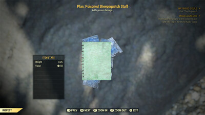 Poisoned Sheepsquatch Staff