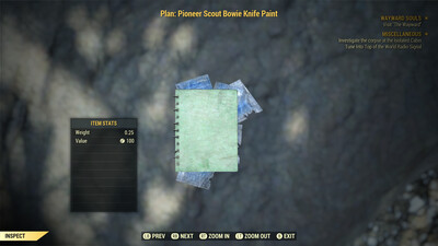 Pioneer Scout Bowie Knife Paint