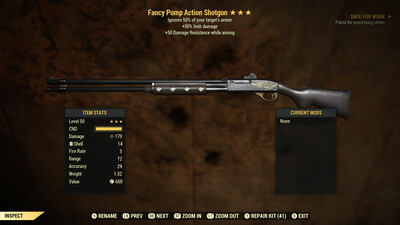 Fancy Pump Action Shotgun Collectible