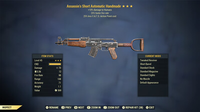 Assassins 25/25 Handmade