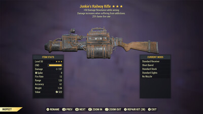 Junkie 25/50 Railway Rifle