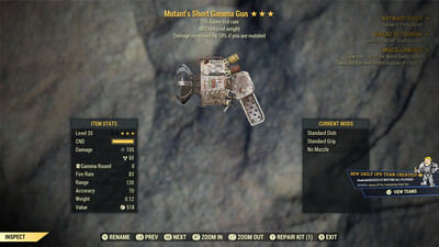 Mutant 25/90 Gamma Gun