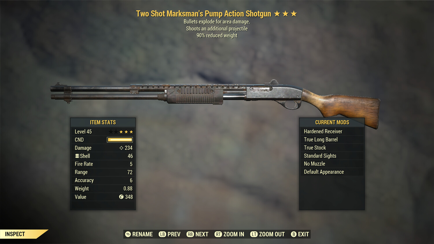 Two Shot Explosive 90 Pump Action Shotgun