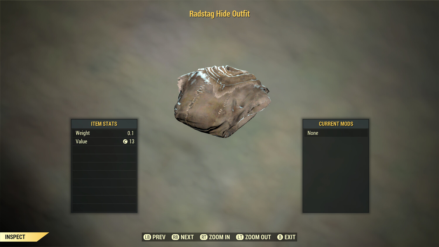 Radstag Hide Outfit