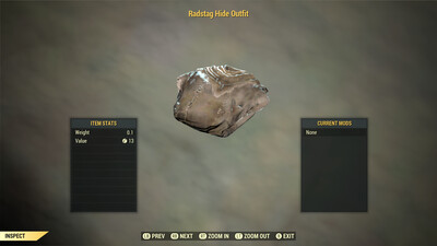 Radstag Hide Outfit
