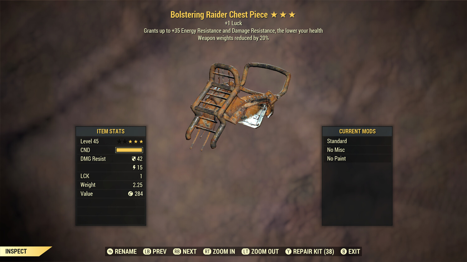 Bolstering Raider WWR C