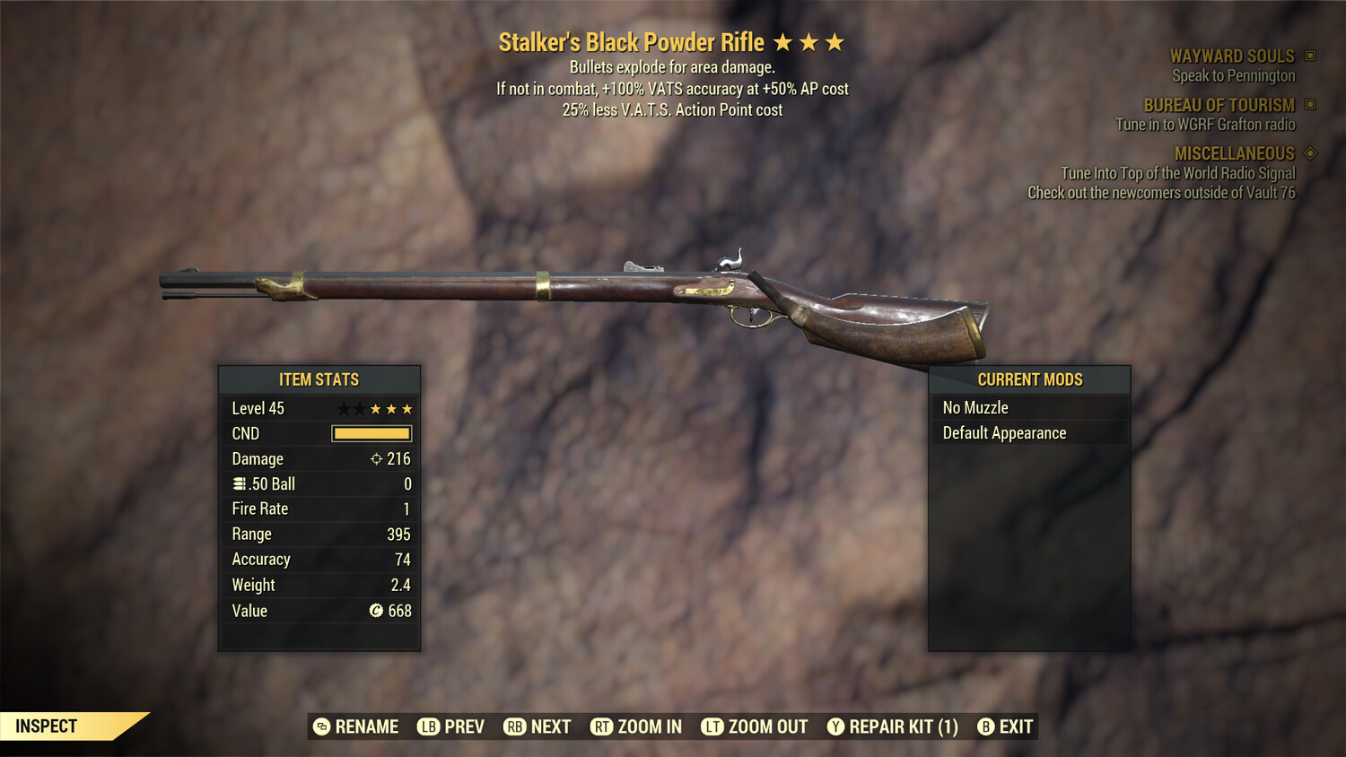 Stalkers Explosive 25 Black Powder Rifle