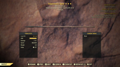 Suppressors Spear Lvl 35