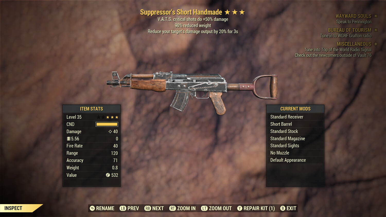 Suppressors 50/90 Handmade Lvl 35