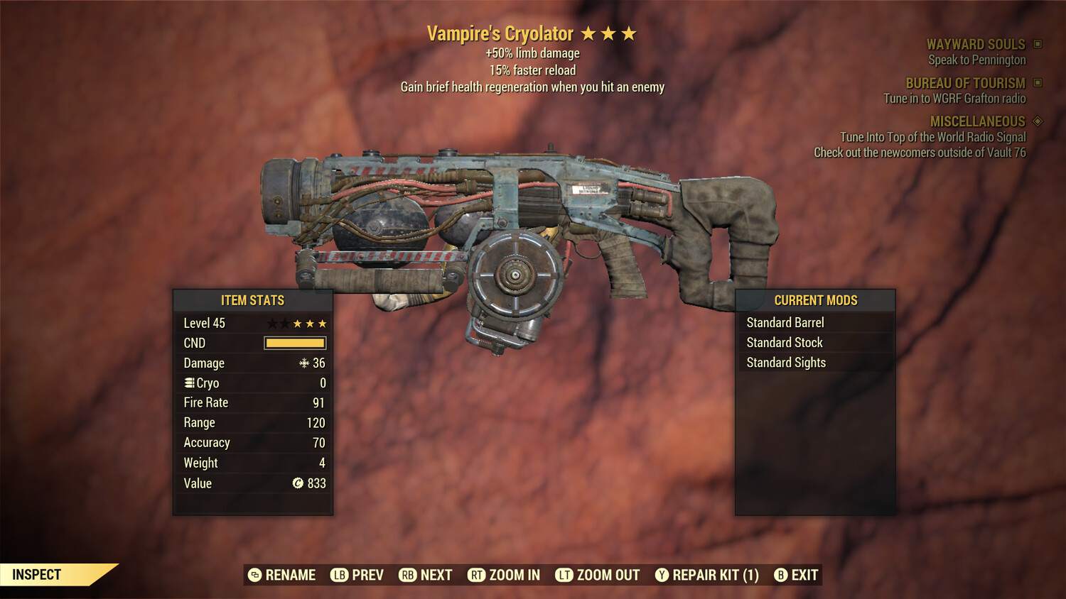 Vampire 50L/15r Cryolator