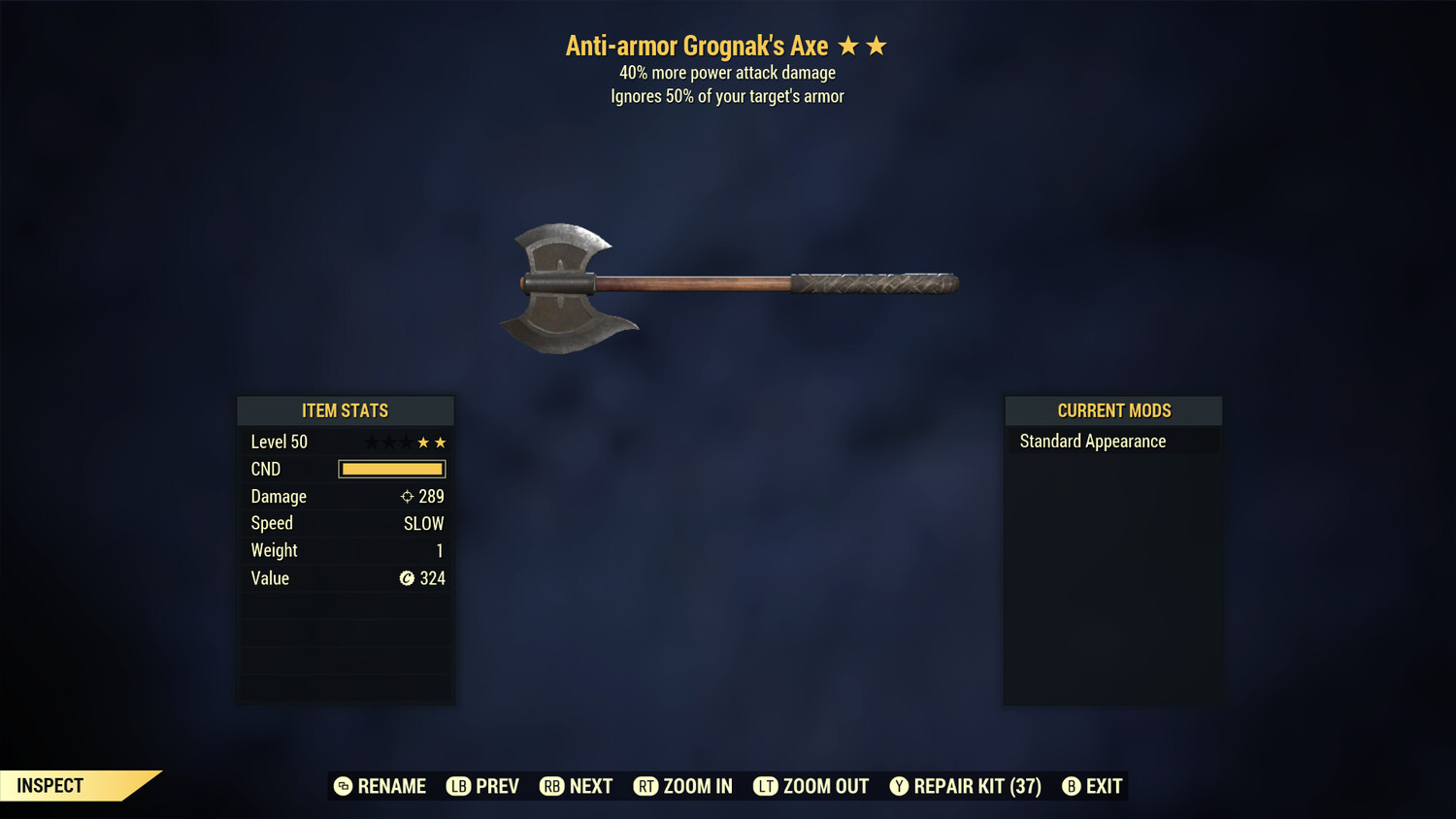Anti Armor PA Grognak Axe