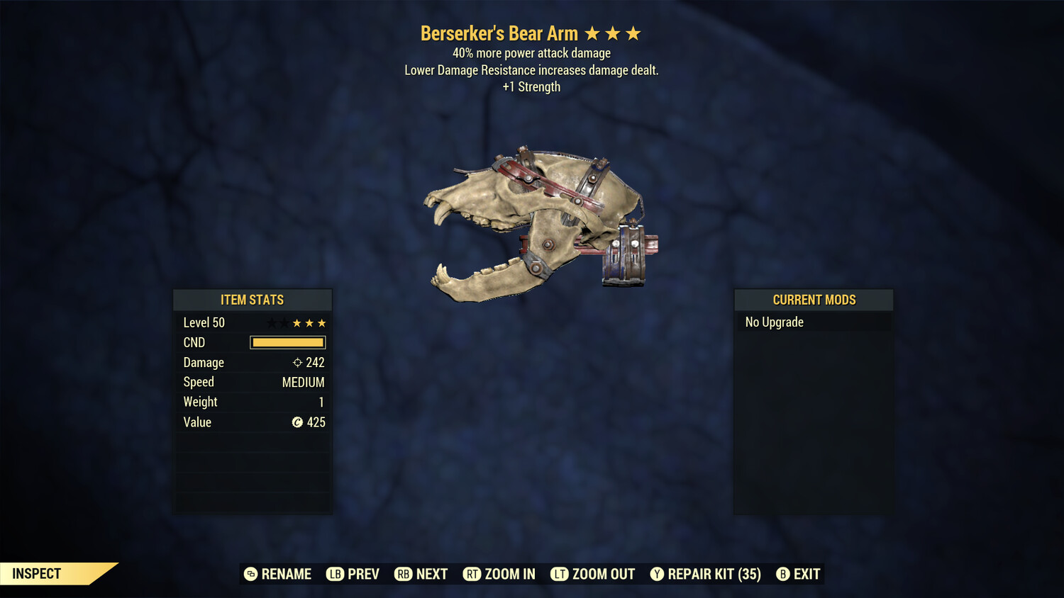 Berserkers PA/1S Bear Arm