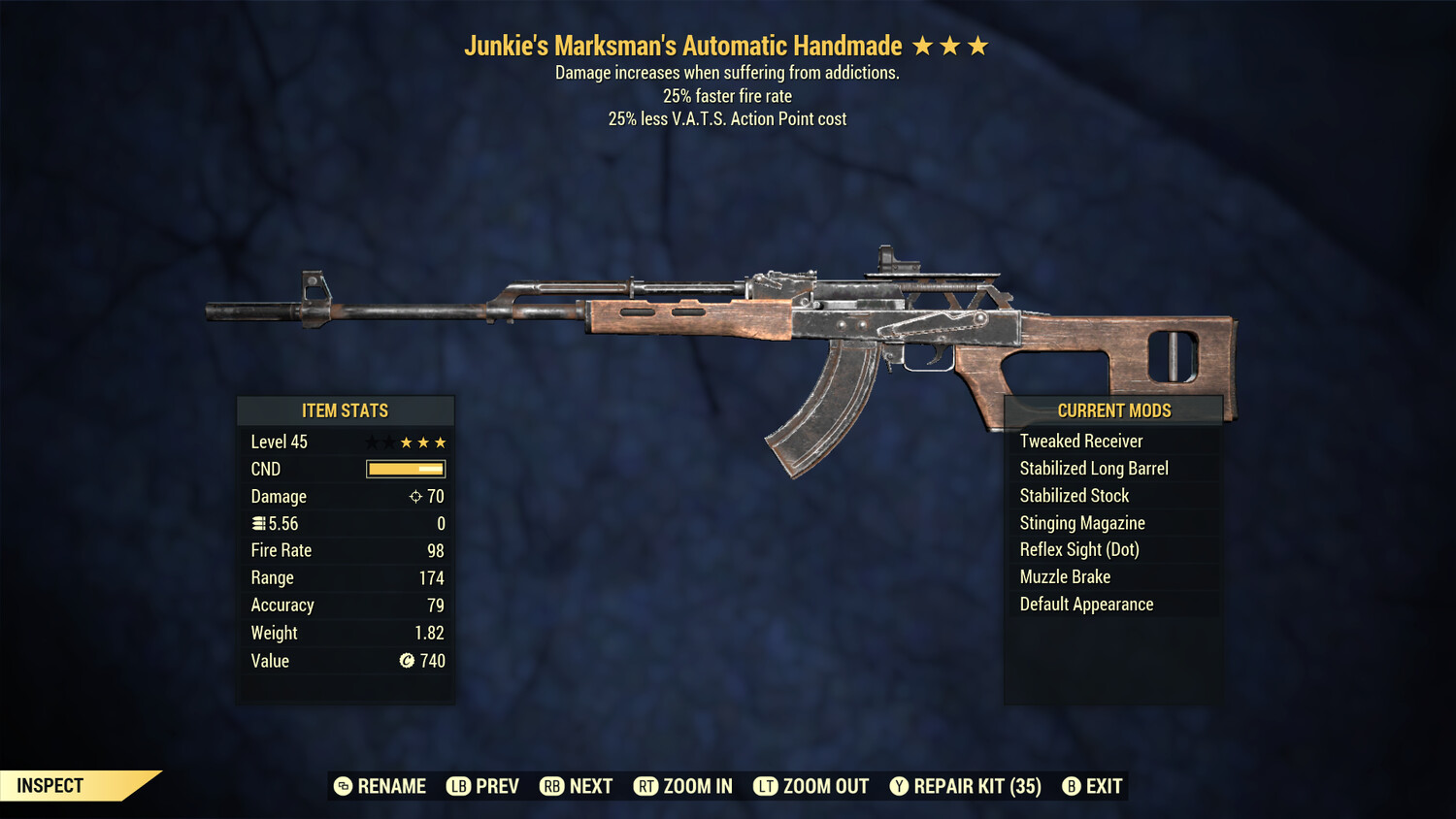 Junkie 25/25 Handmade