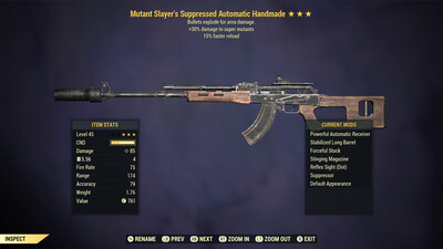 Mutant Slayers Explosive 15 Handmade