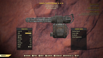 Zealots 25/90 Minigun