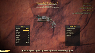 Vampire 25/15 Pipe Revolver