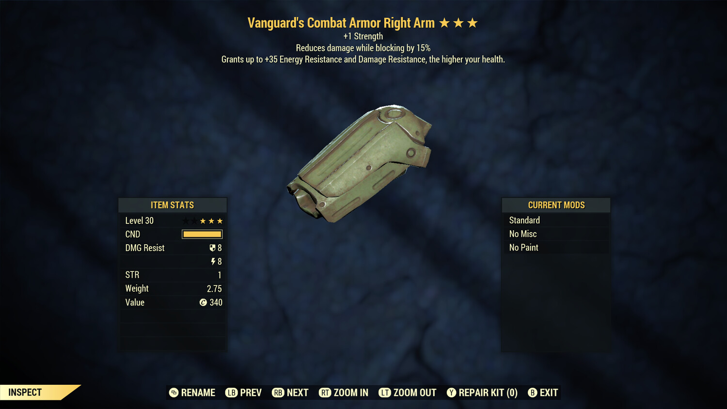 Vanguard 1S Block Combat RA