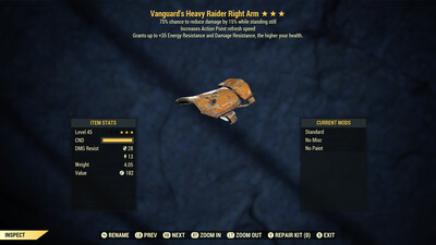 Vanguard Raider AP Sentinel RA