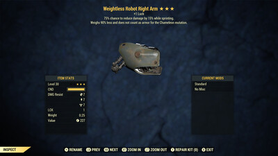 Weightless Robot Cavalier RA