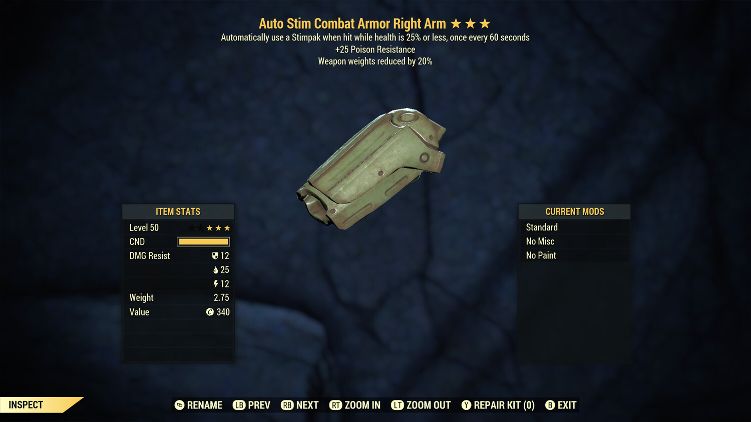 Auto Stim Combat WWR RA