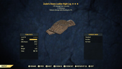 Zealots 1E/Block Leather RL